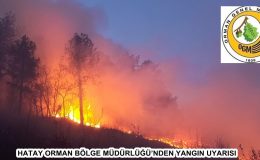 HATAY ORMAN BÖLGE MÜDÜRLÜĞÜ’NDEN YANGIN UYARISI