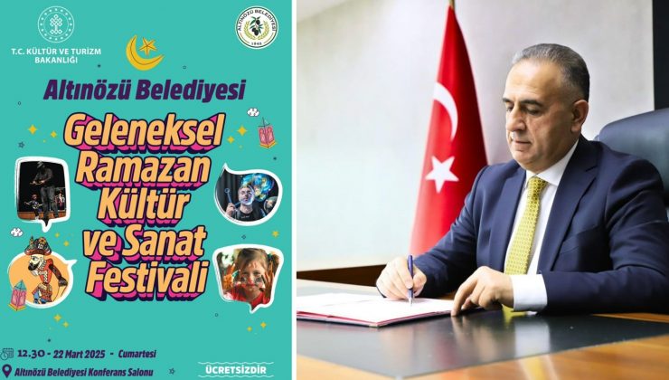 ALTINÖZÜ BELEDİYESİ’NDEN RAMAZAN COŞKUSUNA DAVET