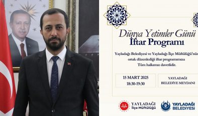 BAŞKAN YALÇIN’DAN KARDEŞLİK İFTARINA DAVET